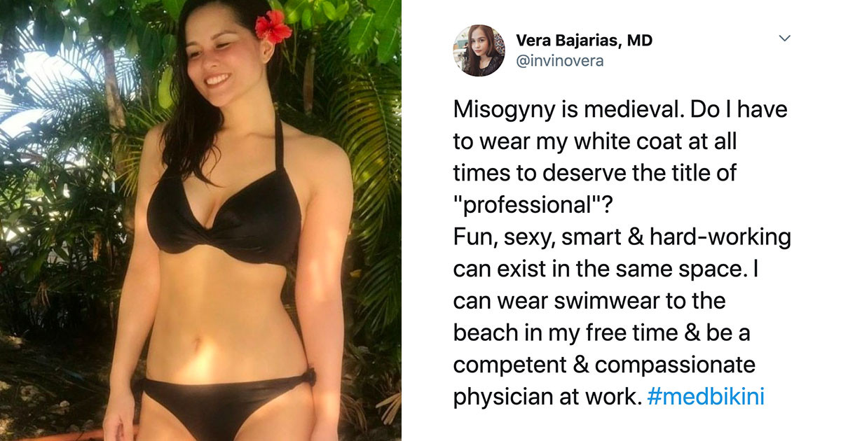 Doctors Put On Their Swimwear To Protest a Study That Called Them "Unprofessional" For Sharing Swimwear Photos On Social Media