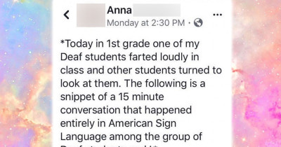 Teacher Shares Hilarious Story Of Deaf Student Learning Everyone Can Hear Him Fart