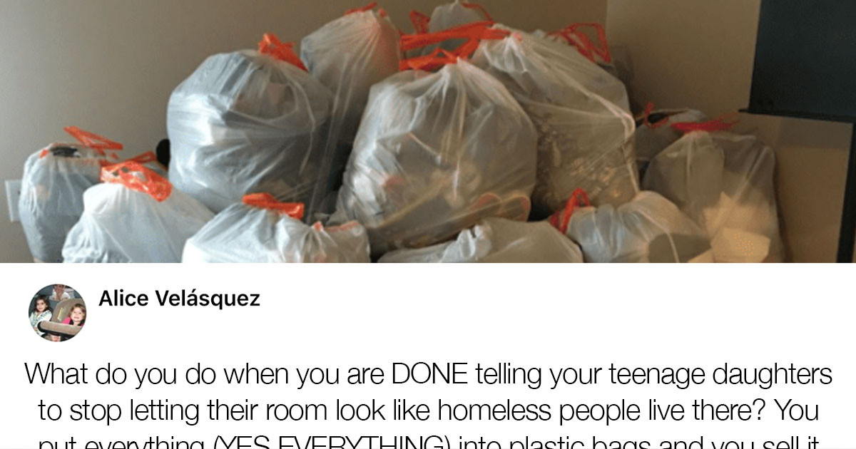 Clever Mother Came Up With a Solution for Her Daughter Not Cleaning Her Room, and It's Brilliantly Evil