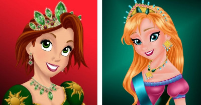Talented Artist Illustrates Disney Princess Series With Royal Jewels You'll Totally Obsess Over