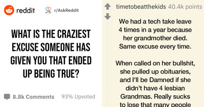 15 People Share the Wildest Excuses That Were Actually True