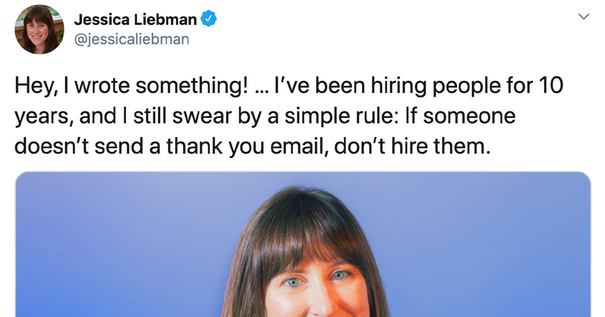 Hiring Manager Tweets A "Simple Rule" For Getting Hired And It Backfires Completely On Her