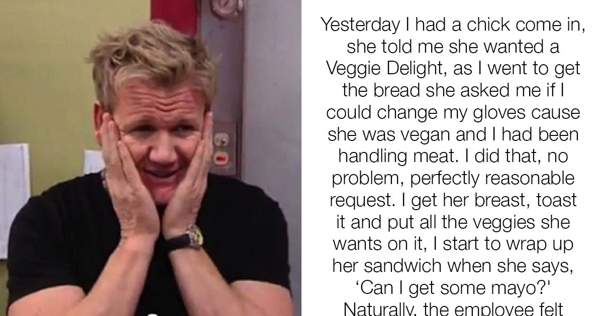 Vegan Has Unforgettable Experience When She Discovers Mayonnaise Isn't Vegan