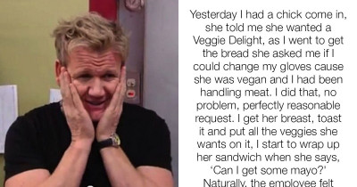 Vegan Has Unforgettable Experience When She Discovers Mayonnaise Isn't Vegan