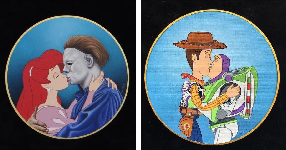 Artist Wants to Show That Love Conquers All by Drawing Disney Characters as Same-Sex Couples