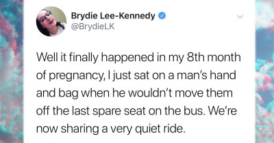 Pregnant Woman Treats Rude Man Exactly As He Should Be Treated