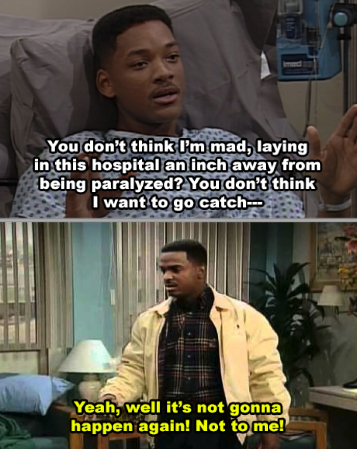 14. Fresh Prince of Bel-Air gives the perfect example of gun violence and how fear can lead to poor decision-making.
