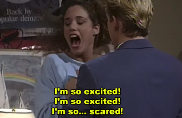 2. Saved By The Bell and caffeine addiction through pills.