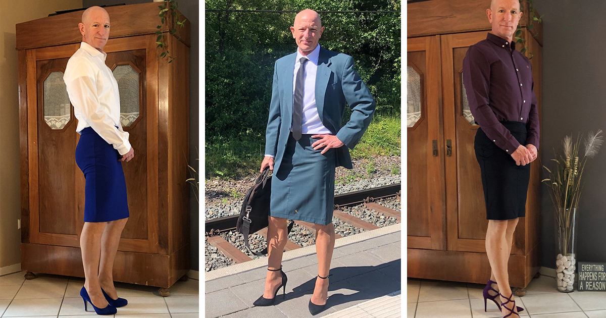 Professional Man Proves To The World That Heels And Skirts Are Not Gender Specific