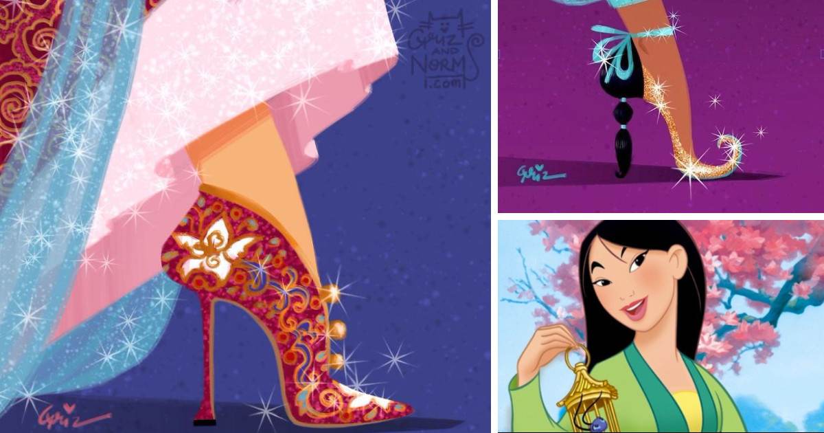 Someone Imagined The Perfect Designer Shoe For Each Disney Princess And They Are Perfection