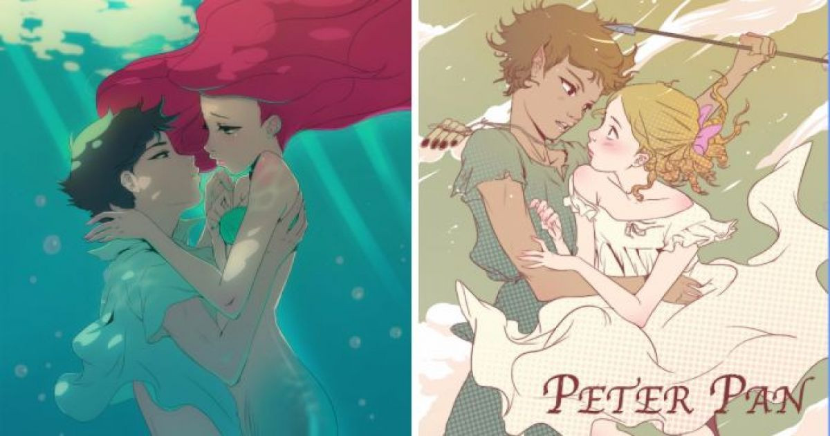 Artist Transforms Popular Disney Characters Into Anime