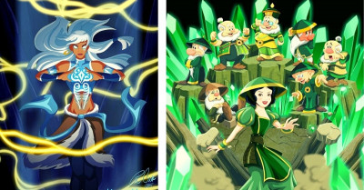 Incredible Artist Re-Imagines Disney Characters in the Avatar Universe, and It's Epic