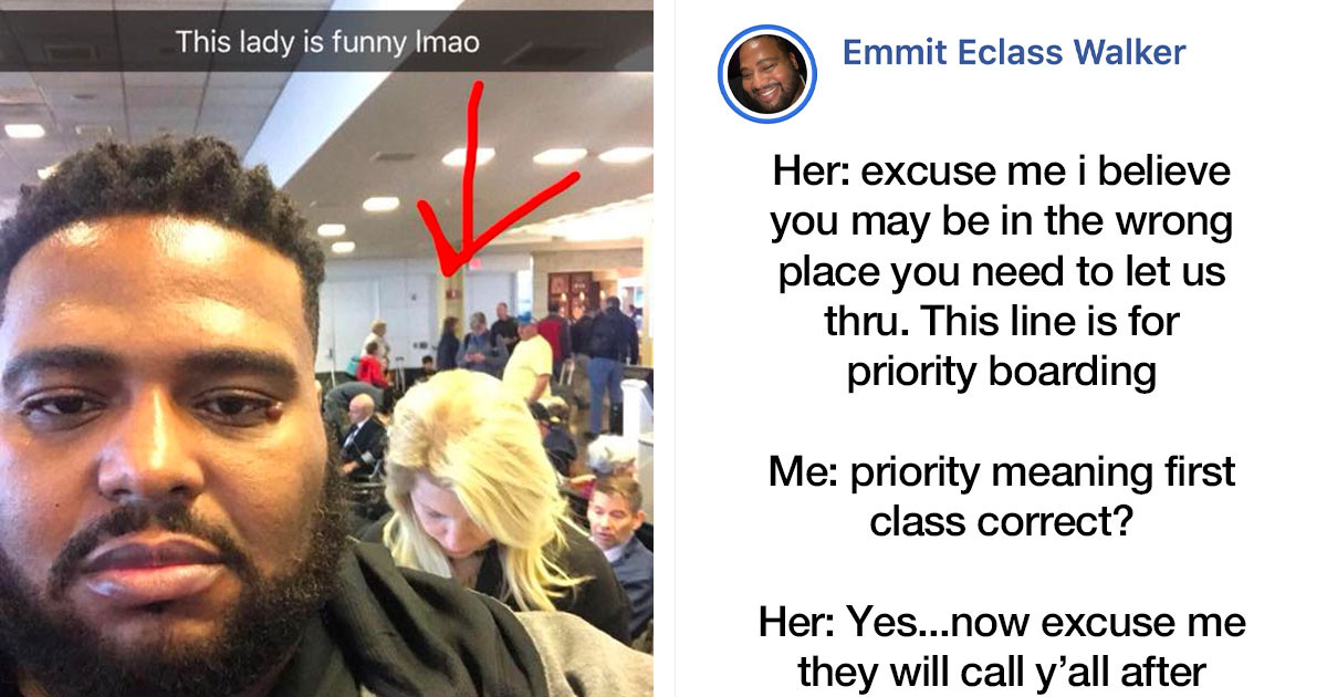 Man Gets Into Verbal Fight With Racist Woman Who Doesn't Believe He Should Be In First Class