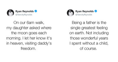 20 of Ryan Reynolds' Most Hilarious Tweets About Parenting