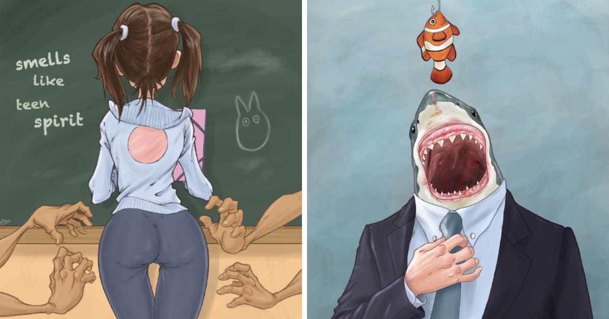 This Artist Uses Powerful Illustrations To Highlight The Social Injustice In The Modern World
