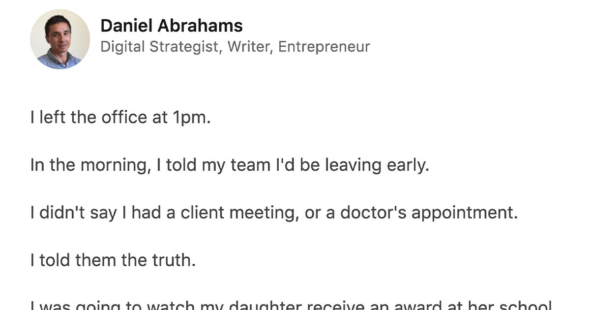 CEO Gives Compelling Advice On Establishing An Honest And Transparent Workplace