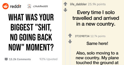 People Have Discussed The Life Decisions That They Knew There Would Be No Turning Back From