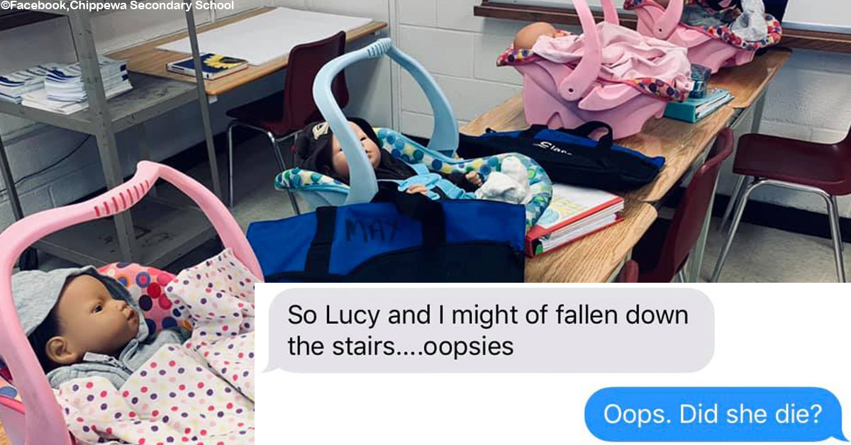 Teacher Shares Texts From Students Who Took Fake Babies Home for the Weekend