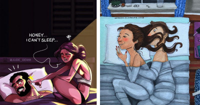 These Comics Perfectly Illustrate What It's Like to Share a Bed With Your Significant Other