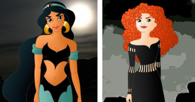 Disney Princesses Get An Evil Make Over And It's Actually Pretty Cool