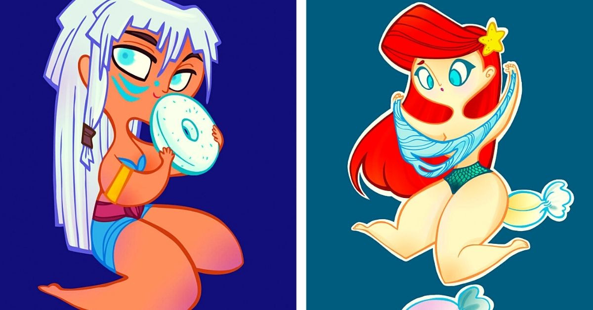 Artist Creatively Pairs Disney Characters With The Perfect Candies