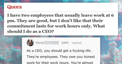 CEO Gets Shut Down After Asking Internet How To Get Employees To Care More About Their Jobs