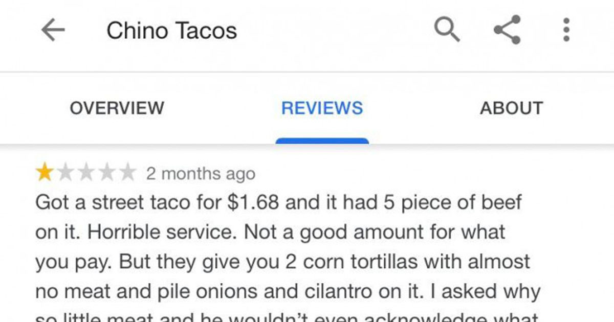 Taco Cart Owner Hits Back With Honest Business Costs After Customer Leaves Harsh One-Star Review