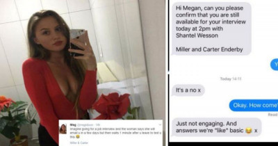This Girl Got a Harsh Dose of Reality When Her Job Interviewer Mocked Her Via Text