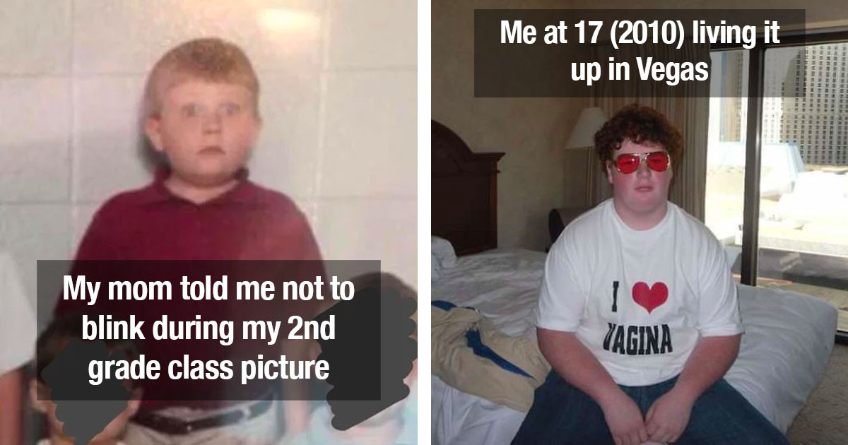 If You Think You Had a Cringy Past, Wait Till You See These People's Embarrassing Childhood Photos
