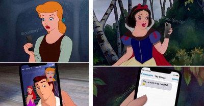 Artist Illustrates Disney Characters With Modern Technologies, and These 12 Pics Will Make You Laugh and Wonder