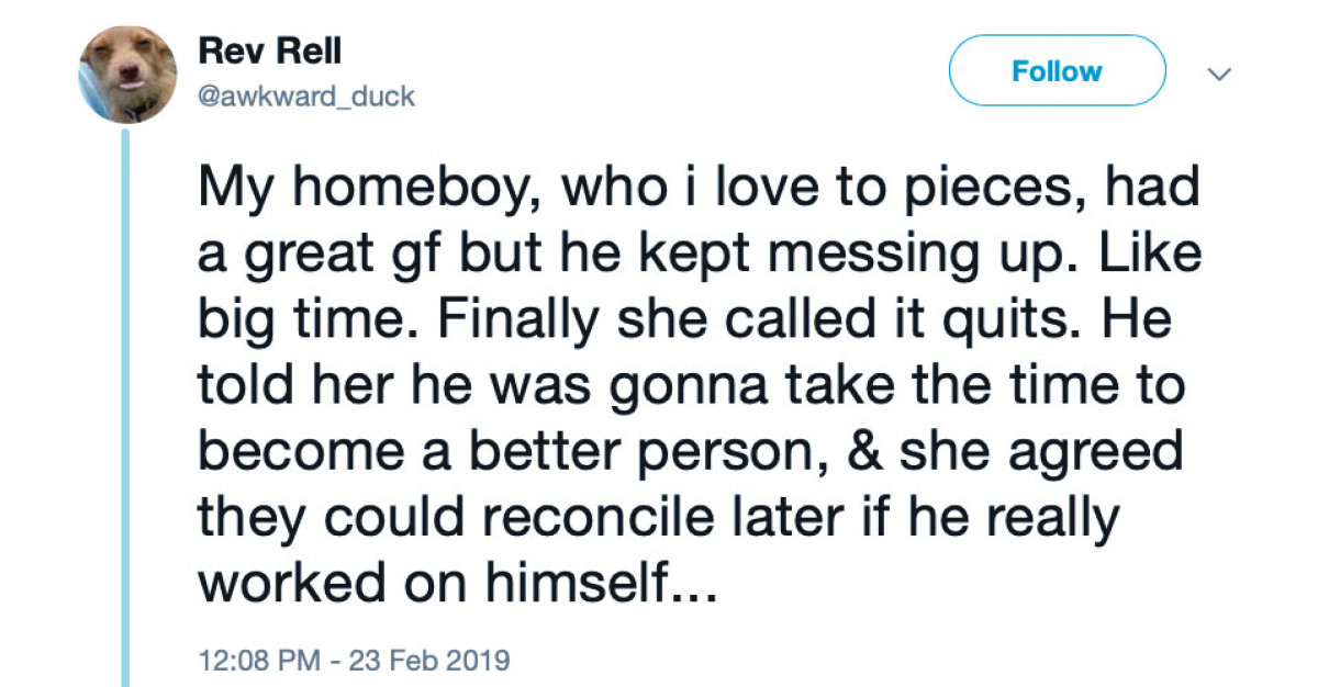 Men Should Read This Twitter Post Or They Might End Up Messing It Up For 'The One That Got Away'