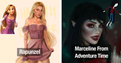 Self-Taught Artist Reimagines Cartoon Characters as Modern-Day Adults in These Amazing Illustrations