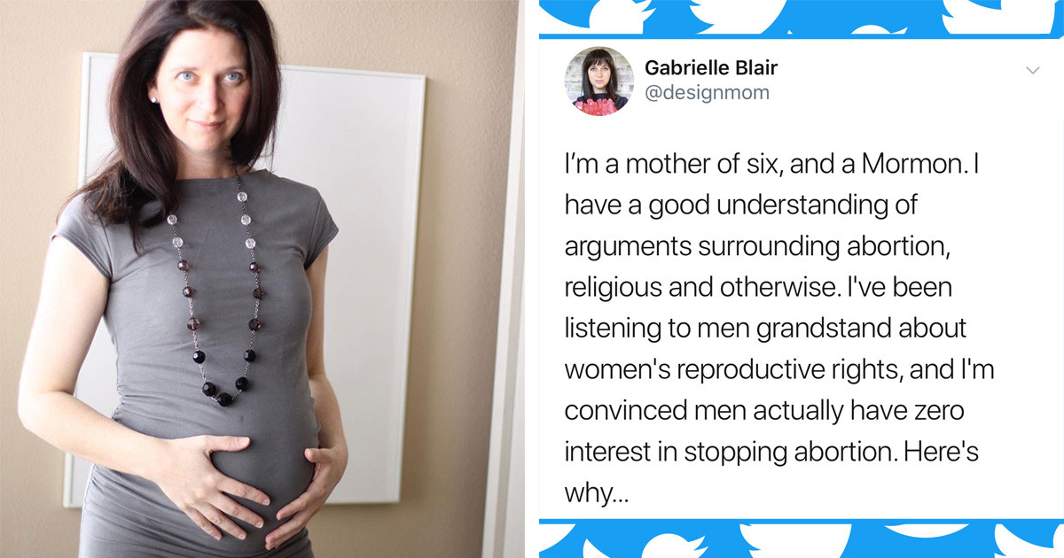 Controversy Erupts When Mormon Mom of Six Tweets Why "Men Cause 100% of Unwanted Pregnancies"