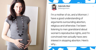 Controversy Erupts When Mormon Mom of Six Tweets Why "Men Cause 100% of Unwanted Pregnancies"