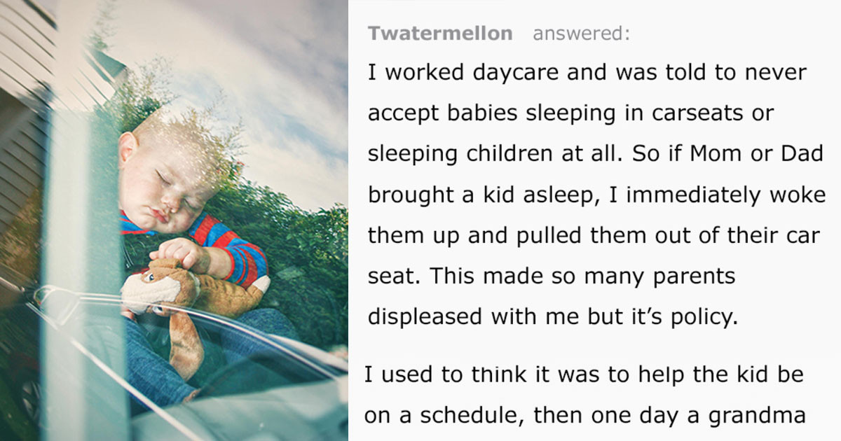 Babysitter Shares Eye Opening Story Explaining Why She Never Accepts Children Who Are Asleep