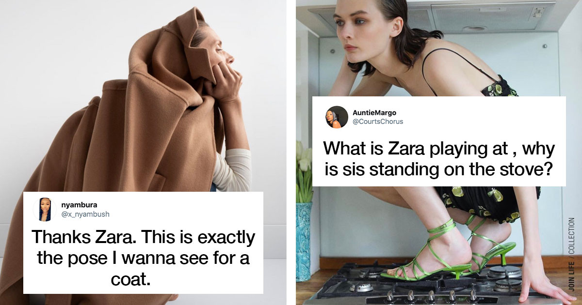 Zara Models And Their Incredibly Unusual Poses Add A Hilarious Aspect To Online Shopping