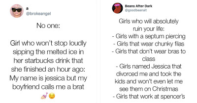 14 Tweets Warning You Why Girls Named 'Jessica' Are The Toxic Millennial-Equivalent of Women Named 'Karen'