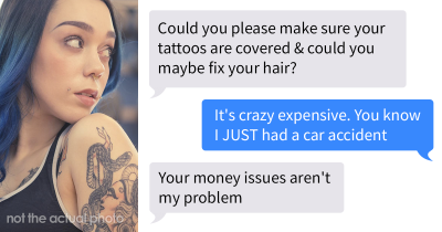 Bride Asks Wedding Guest to Cover Tattoos and Dye Hair Before Attending Wedding