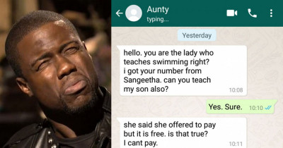 Single Mother Messages A Swimming Teacher Demanding Free, Private Lessons For Her Son