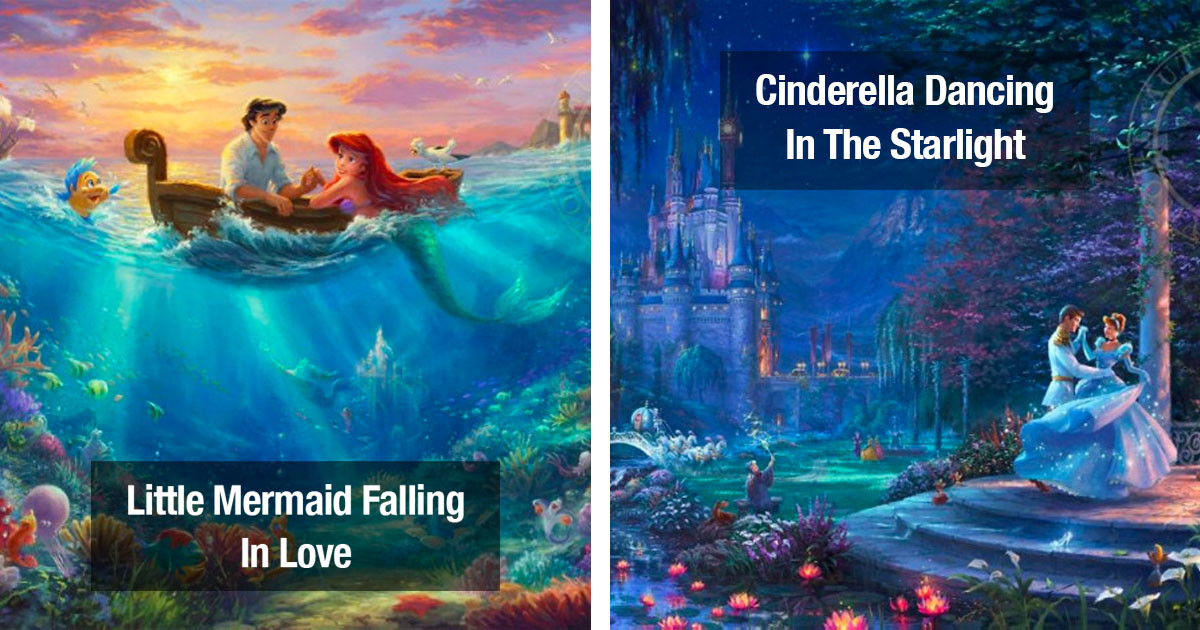 These Magical Paintings Perfectly Managed To Represent The Wonderfully Surreal Disney Universe