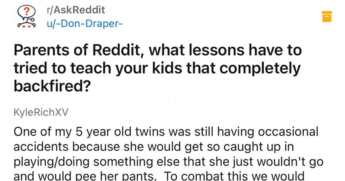 40 Times Parents Tried To Teach Their Kids A Lesson, But It Backfired On Them