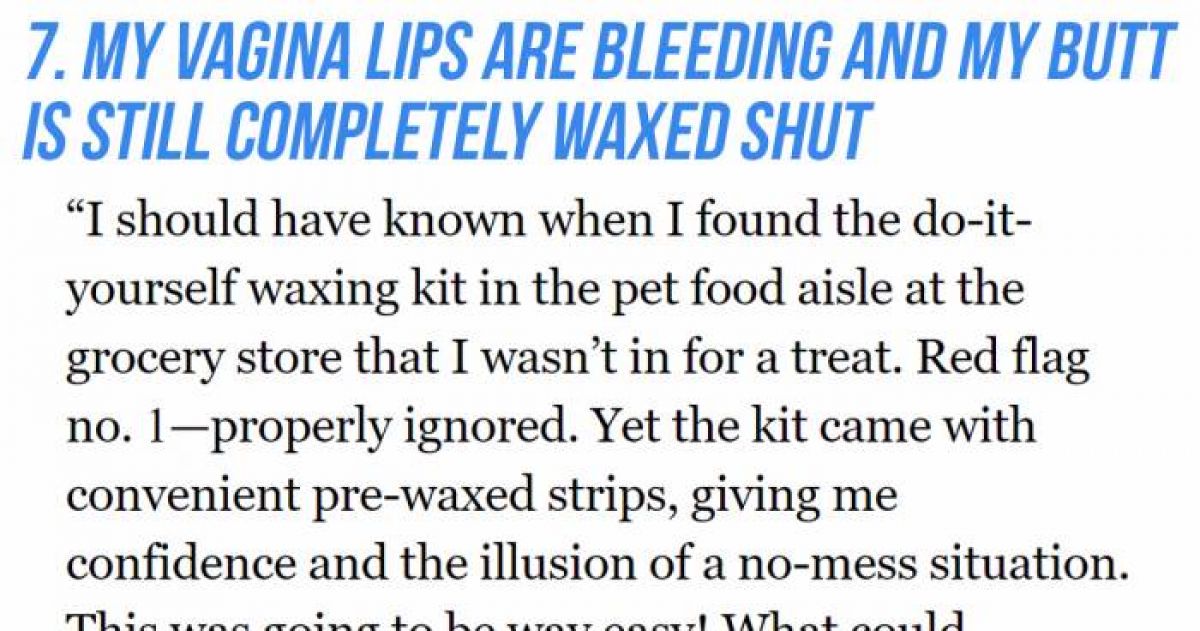 pussy story waxing Pussy story waxing