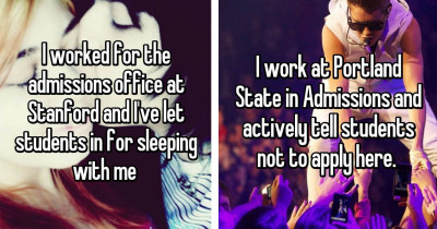 Confessions from College Admission Staff That Will Leave You Speechless