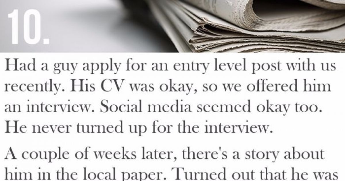 Hiring Managers Who Were Shocked After Googling Potential Employees