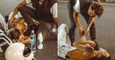 Instagram Influencer Posted Pictures Of Her Motorcycle Accident, But People Doubt That The Accident Really Happened