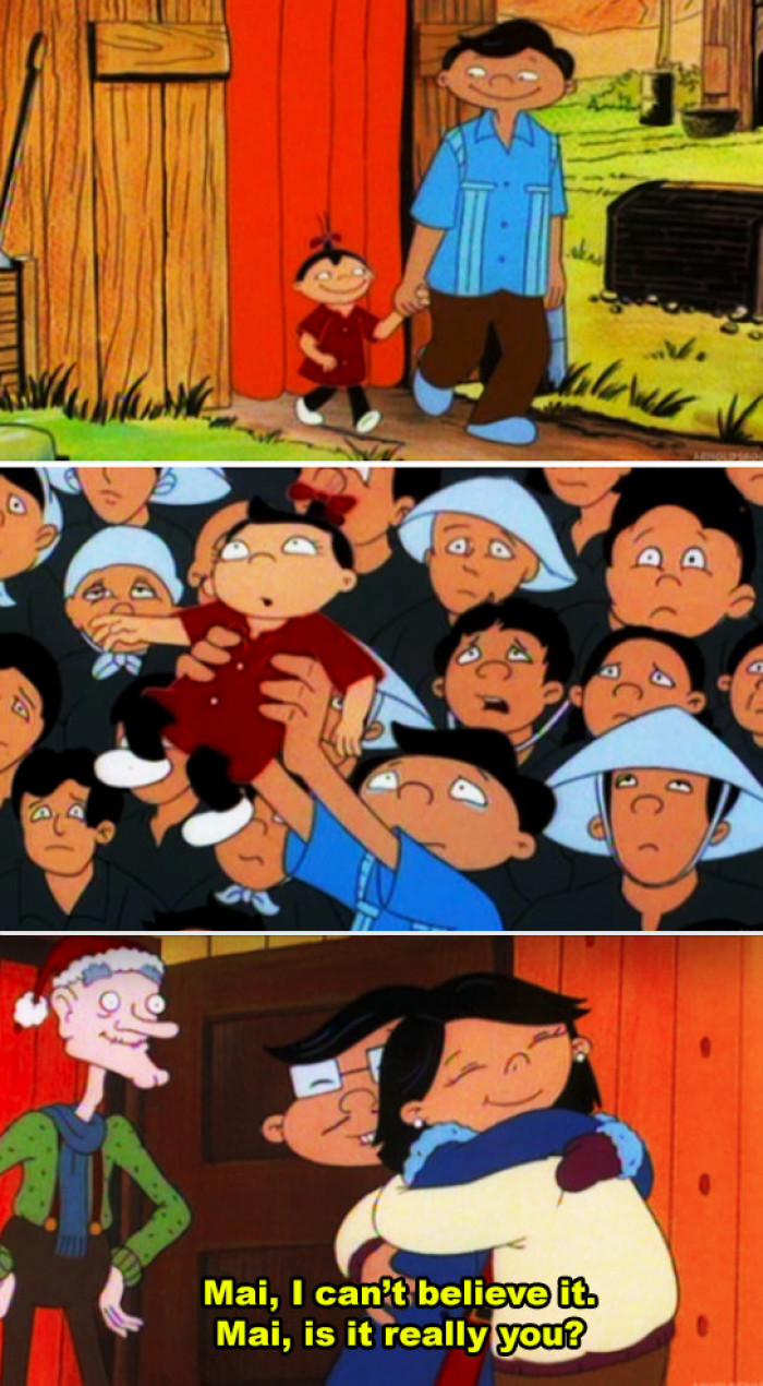 12. Hey Arnold hits you in your feels about segregation and being separated from your child. Never giving up.