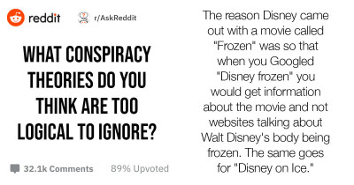 People Share The Conspiracy Theories That They Think Are Too Logical To Ignore