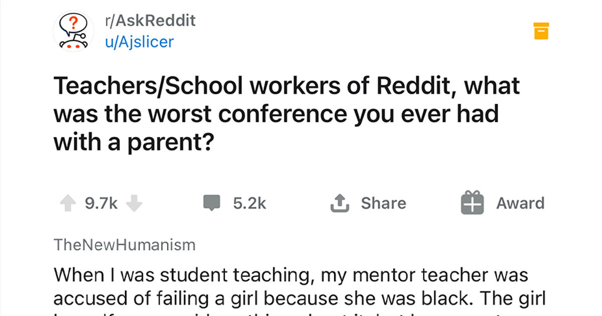 12 Teachers Share the Weirdest Things They’ve Heard From Their Students’ Parents