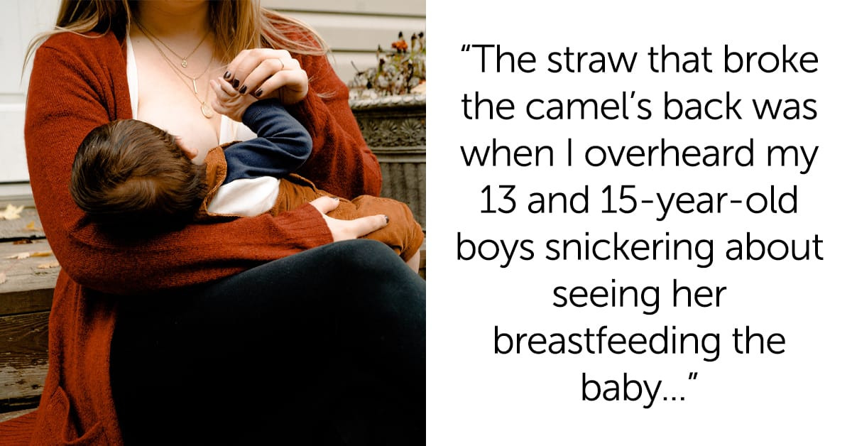 New Mom Was Accused Of "Not Respecting The Neighborhood" Simply Because She Breastfeeds Her Baby In Her Own Yard