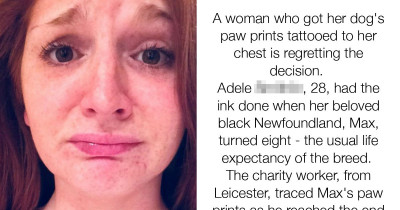 Woman Regrets Paw-Print Tattoo Because It's Impacting Her Love Life